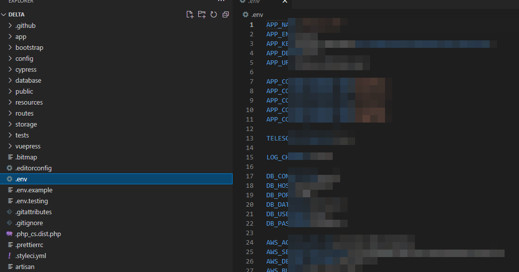 Add env file